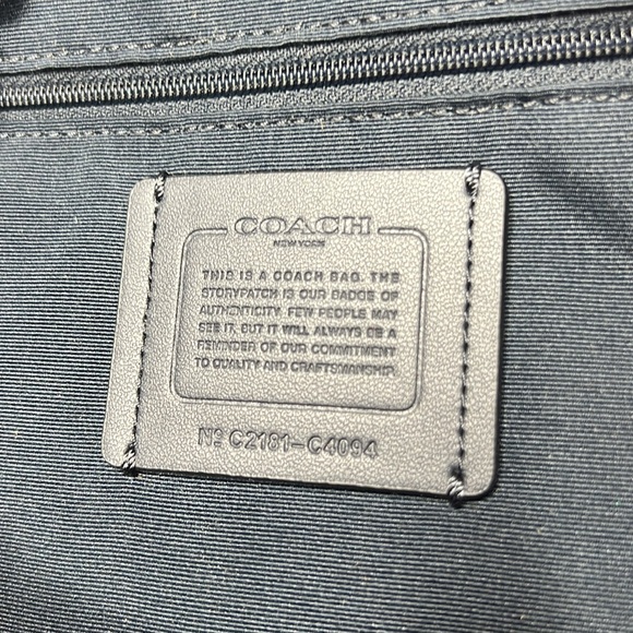 Coach Court Pebbled Leather Backpack With Ruching - Picture 4 of 11